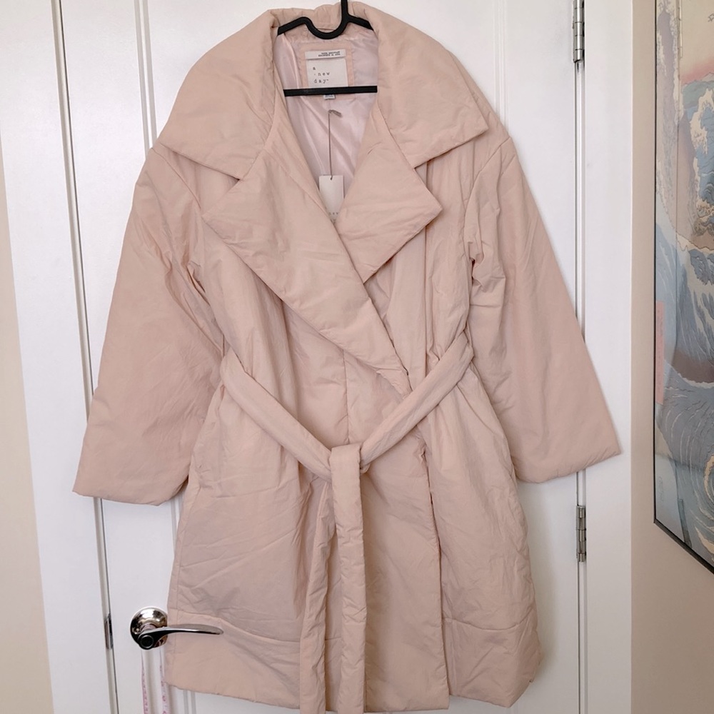 A New Day Puffer Wrap Coat